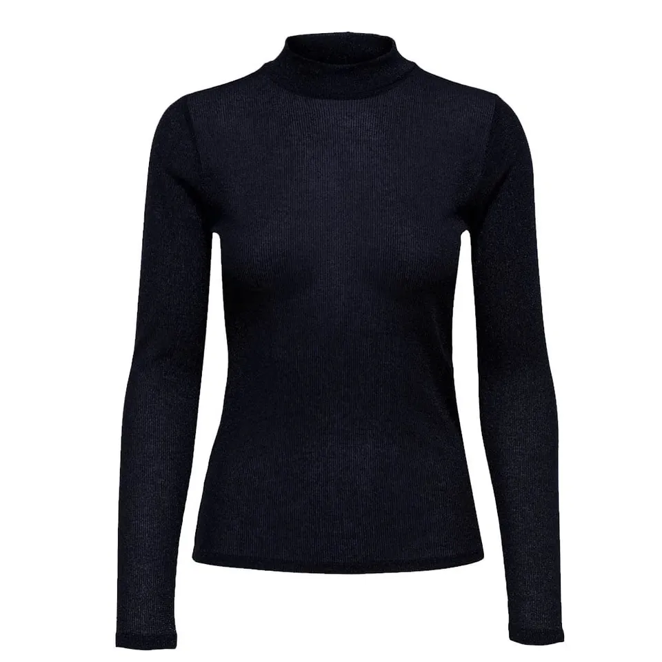 Lady C Lupetto collo ciclista lana microfibra blu L