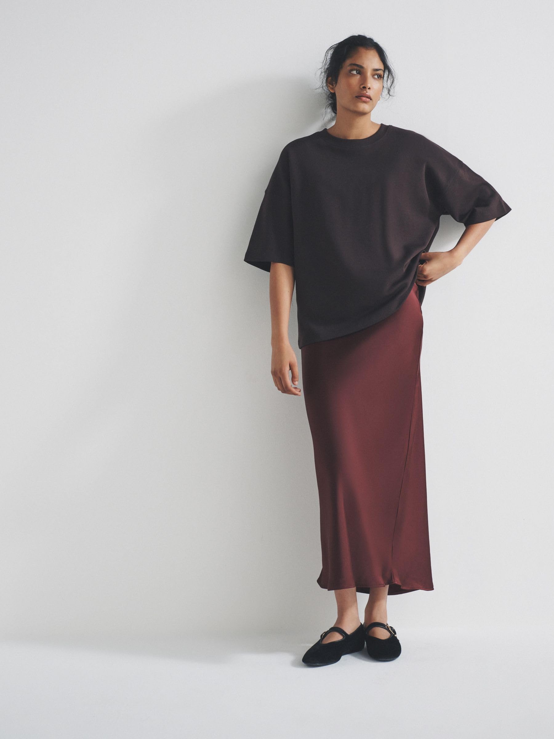 Geo Next The Set gonna longuette satin donna confezione da 2