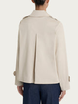 Ragno Satin Power Trench Corto Champignon idrorepellente