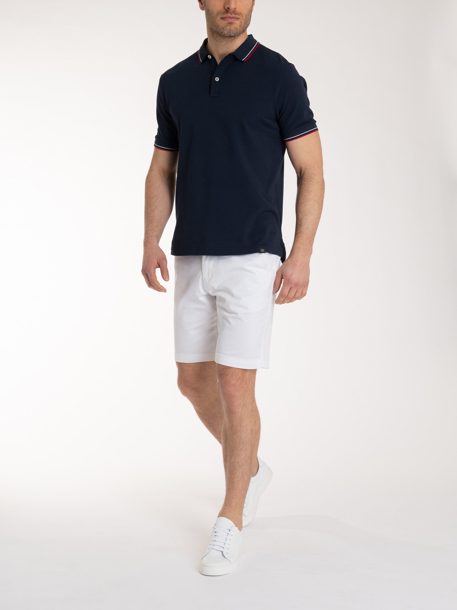Ragno Eco Cotton Polo Piquet Uomo Fantasia Blu