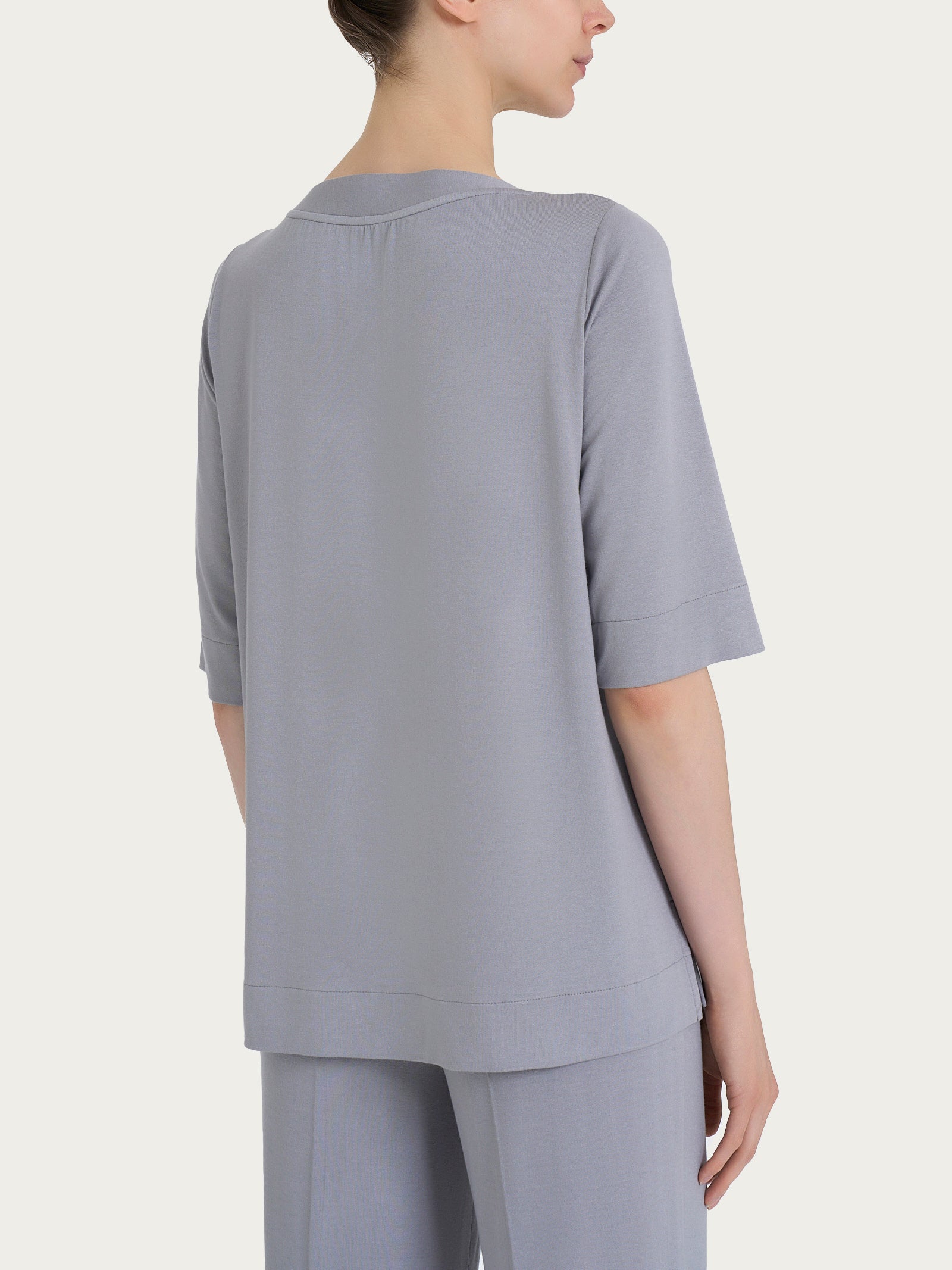 Ragno Viscosa Summer Maglietta manica 3/4 viscosa Ultimate Gray