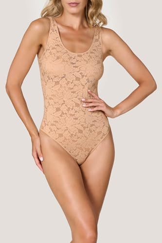 Goldenpoint Body Donna Smanicato Pizzo Ivy Elastico
