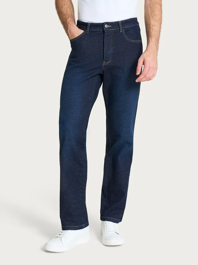 Ragno Super Denim Bootleg Jeans Uomo Indigo Cotone Elasticizzato