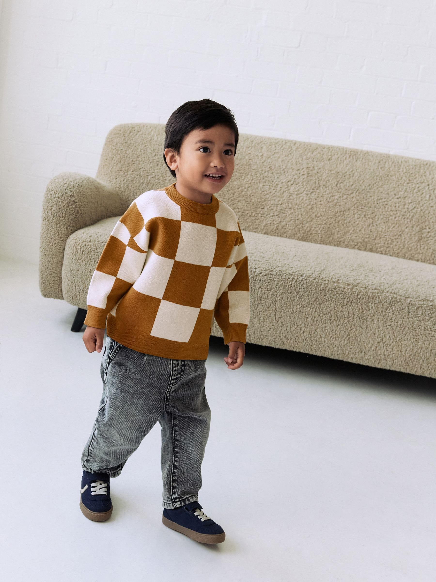 Next Ragazzo maglione girocollo lavorato bambino