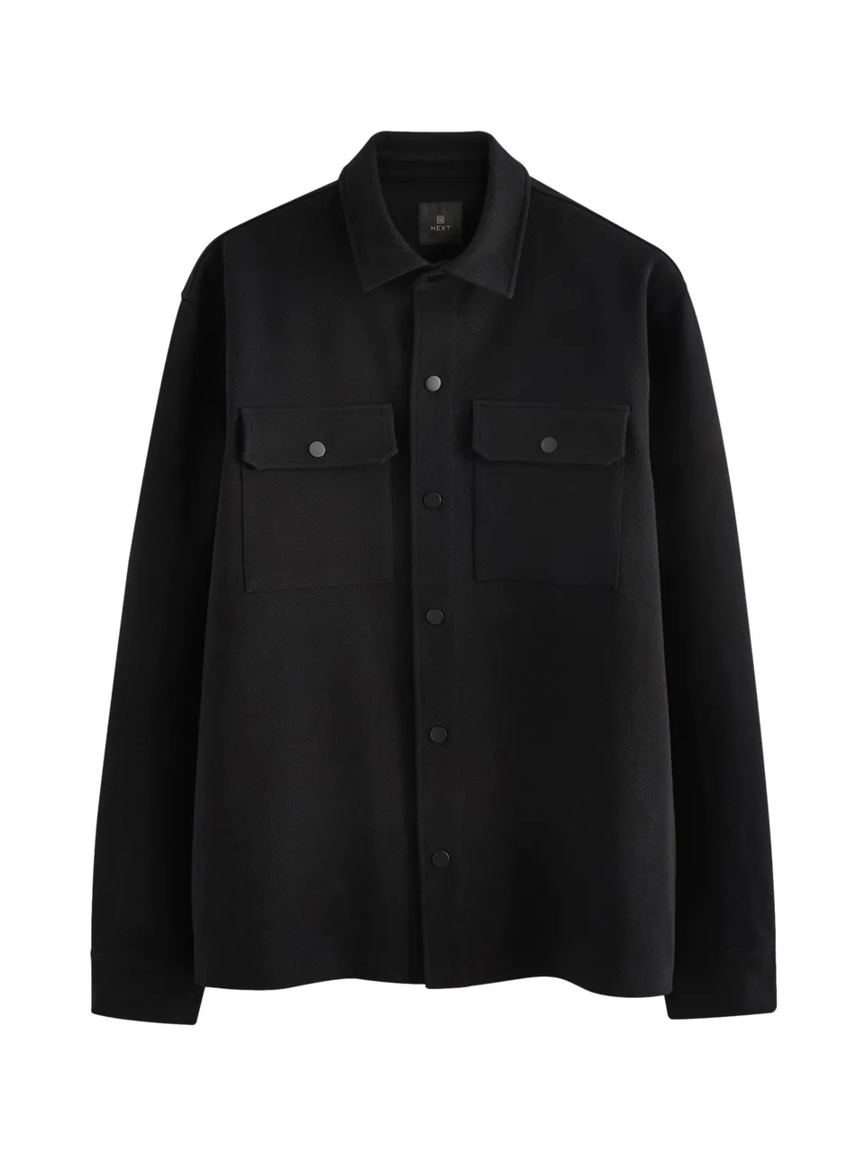 Next giacca camicia uomo jersey bottoni pressione XL