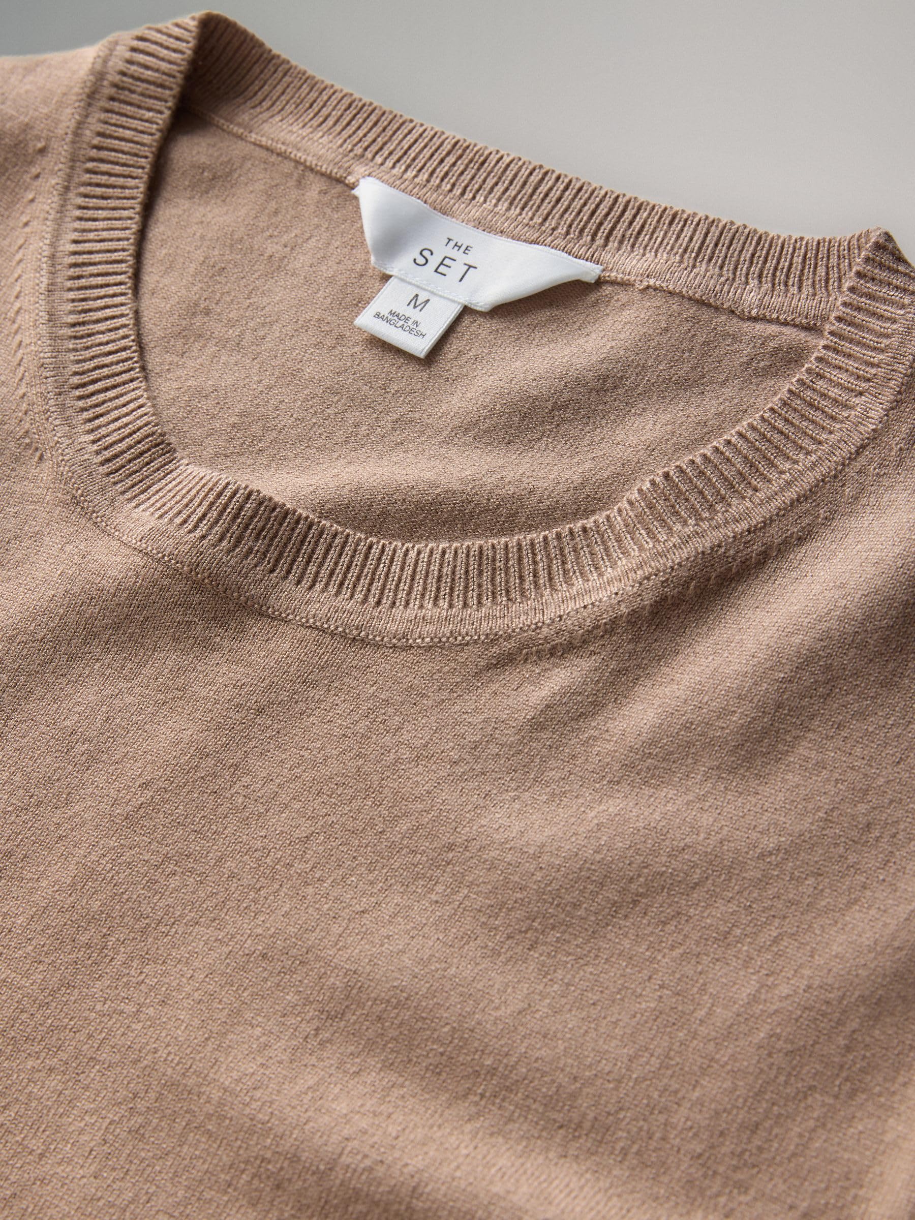 The Set t-shirt maglia trecce 4 pezzi maglia sottile