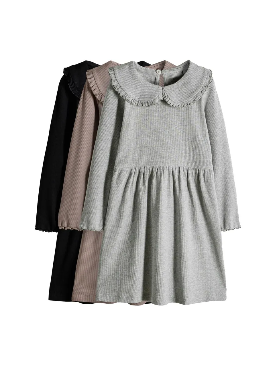 Geo Next The Set vestito bambina 3 pezzi coste manica lunga