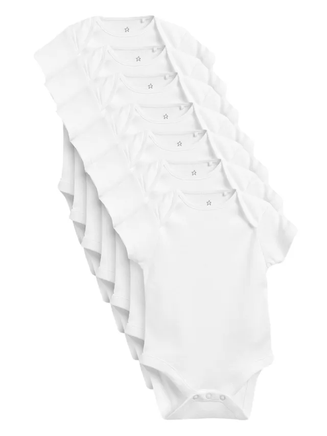 Next Body Neonato Maniche Corte 7 Pezzi Taglia 56 Cotone