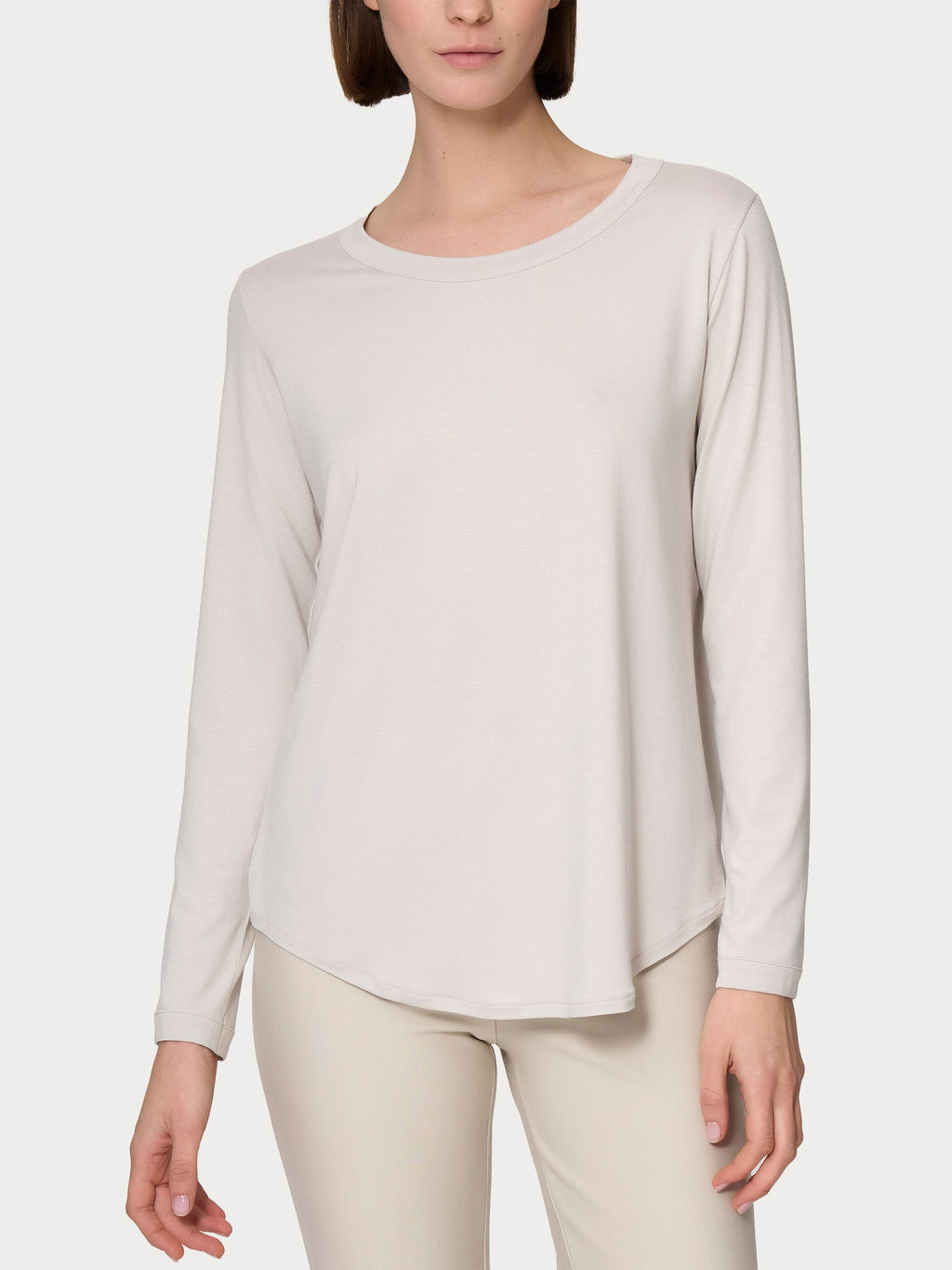Ragno Viscosa Summer t-shirt maniche lunghe champignon traspirante
