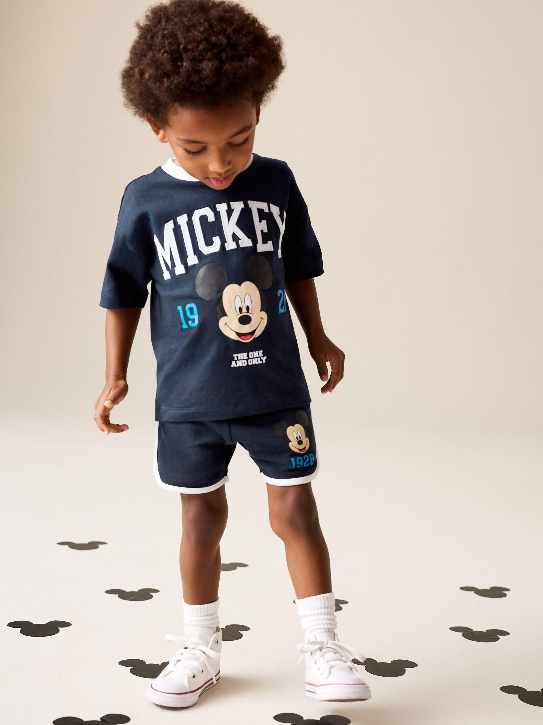 Next completo t-shirt shorts Topolino bambino 98-104