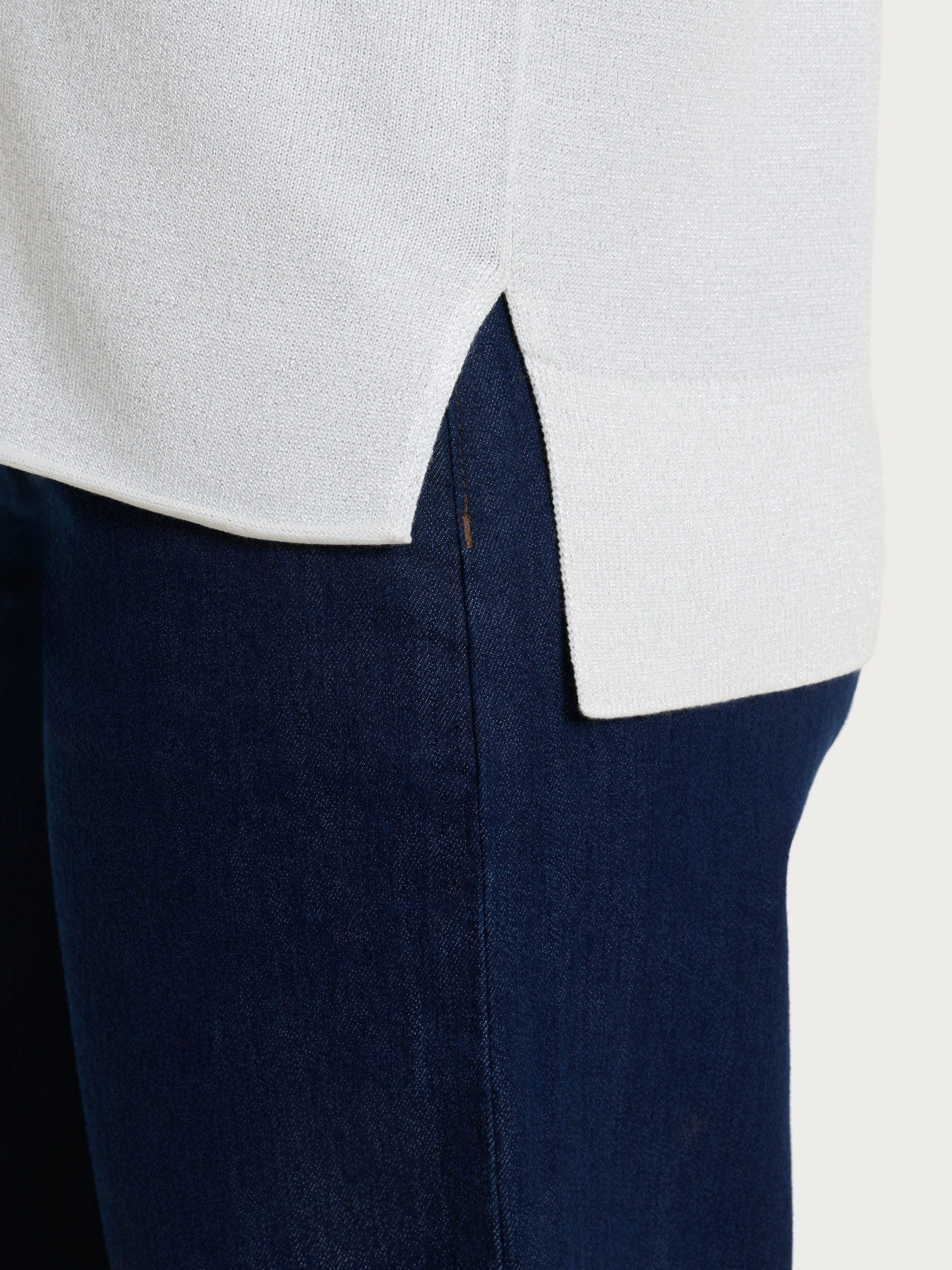 Ragno Four Seasons Girocollo maglia donna Fant.Avorio lurex