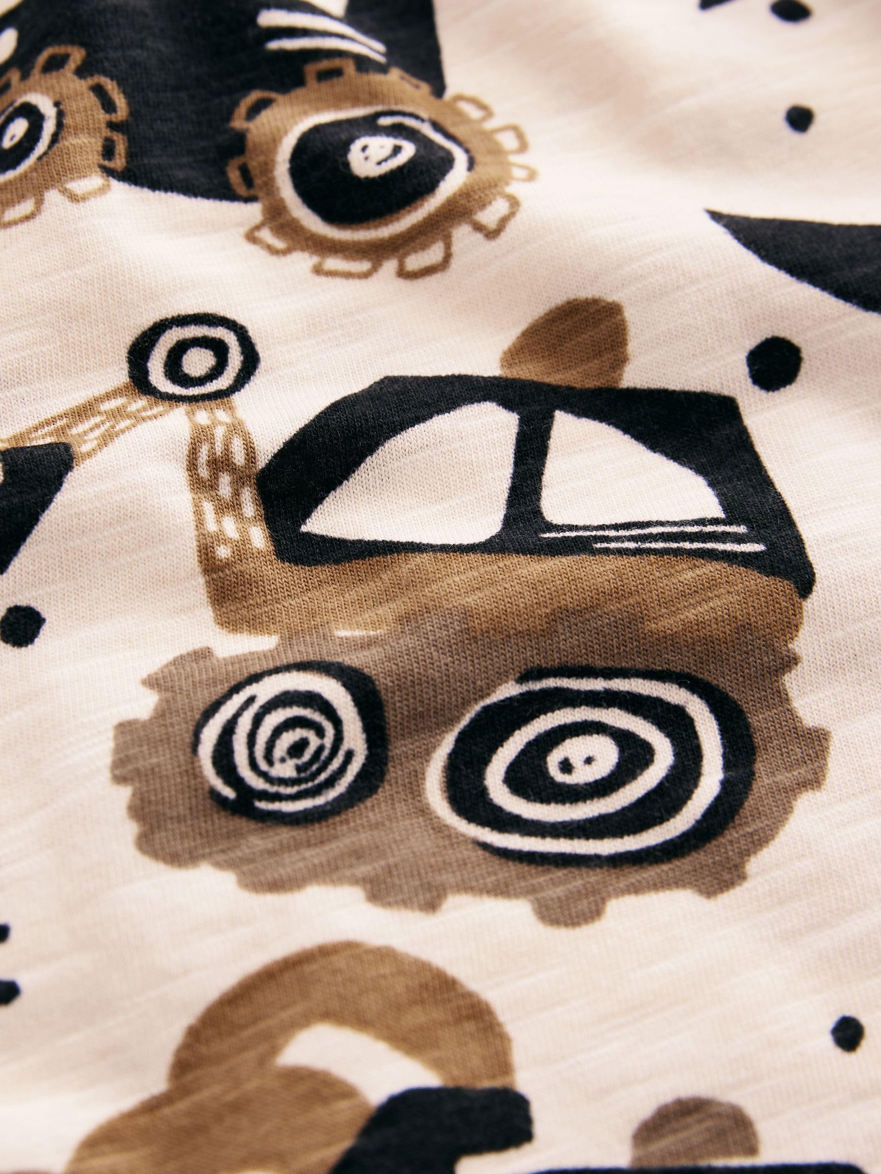 Next T-shirt girocollo cotone 4 pezzi stampe miste