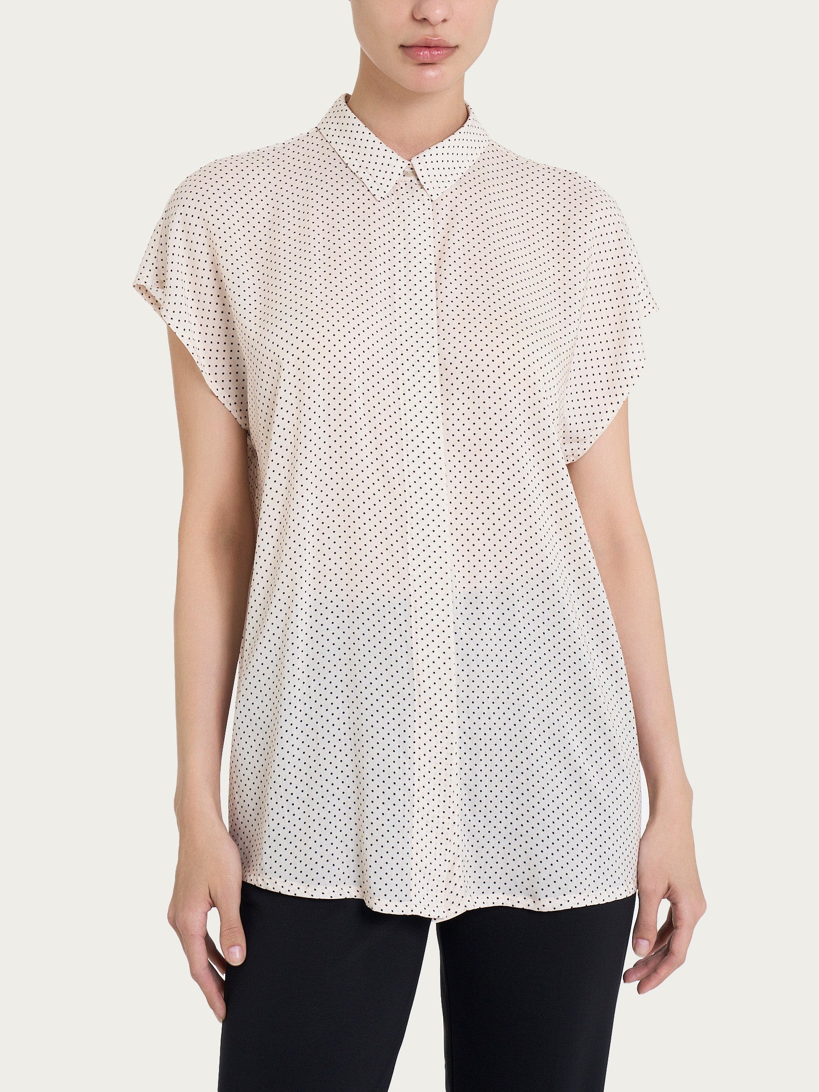 Ragno EcoSeta camicia kimono pois champignon