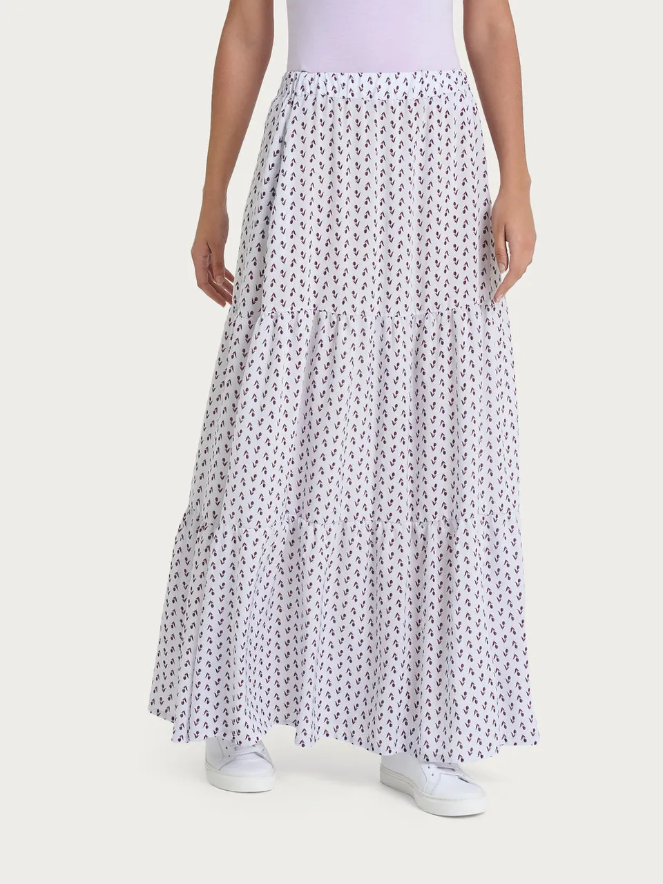 Ragno EcoSeta gonna lunga donna Dawn Blue