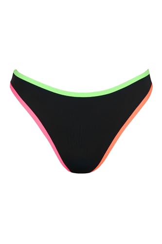 Goldenpoint Neon slip bikini brasiliana microfibra tinta unita
