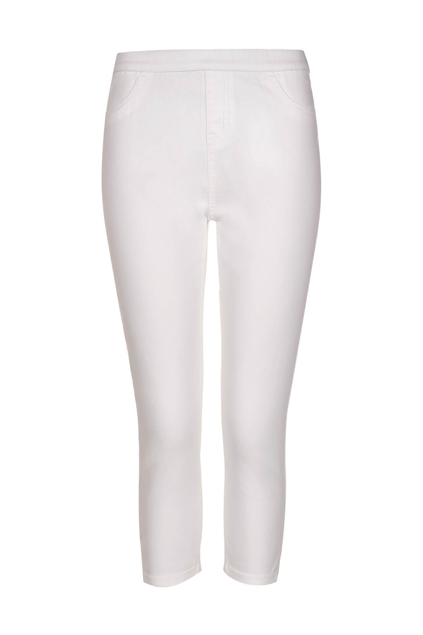 Goldenpoint Jeans Skinny Capri Denim Donna Vita Elasticata