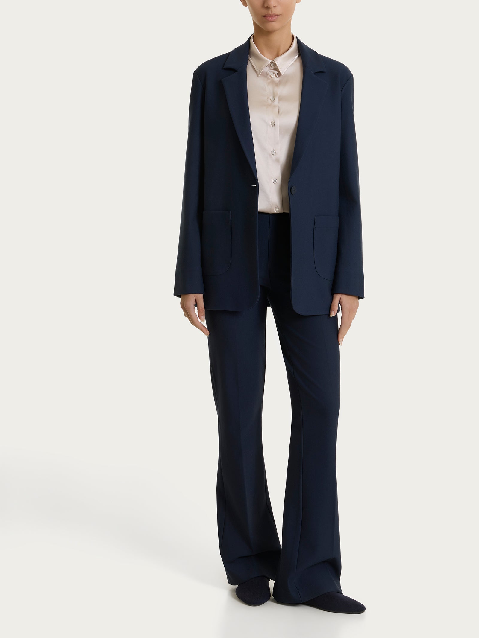 Ragno Compact Blazer Over Monobottone Persia Elasticizzato