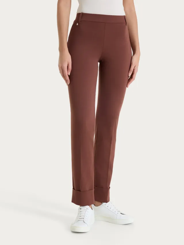 Ragno Compact Light Pantalone Slim Dritto pantalone cappuccino elastico