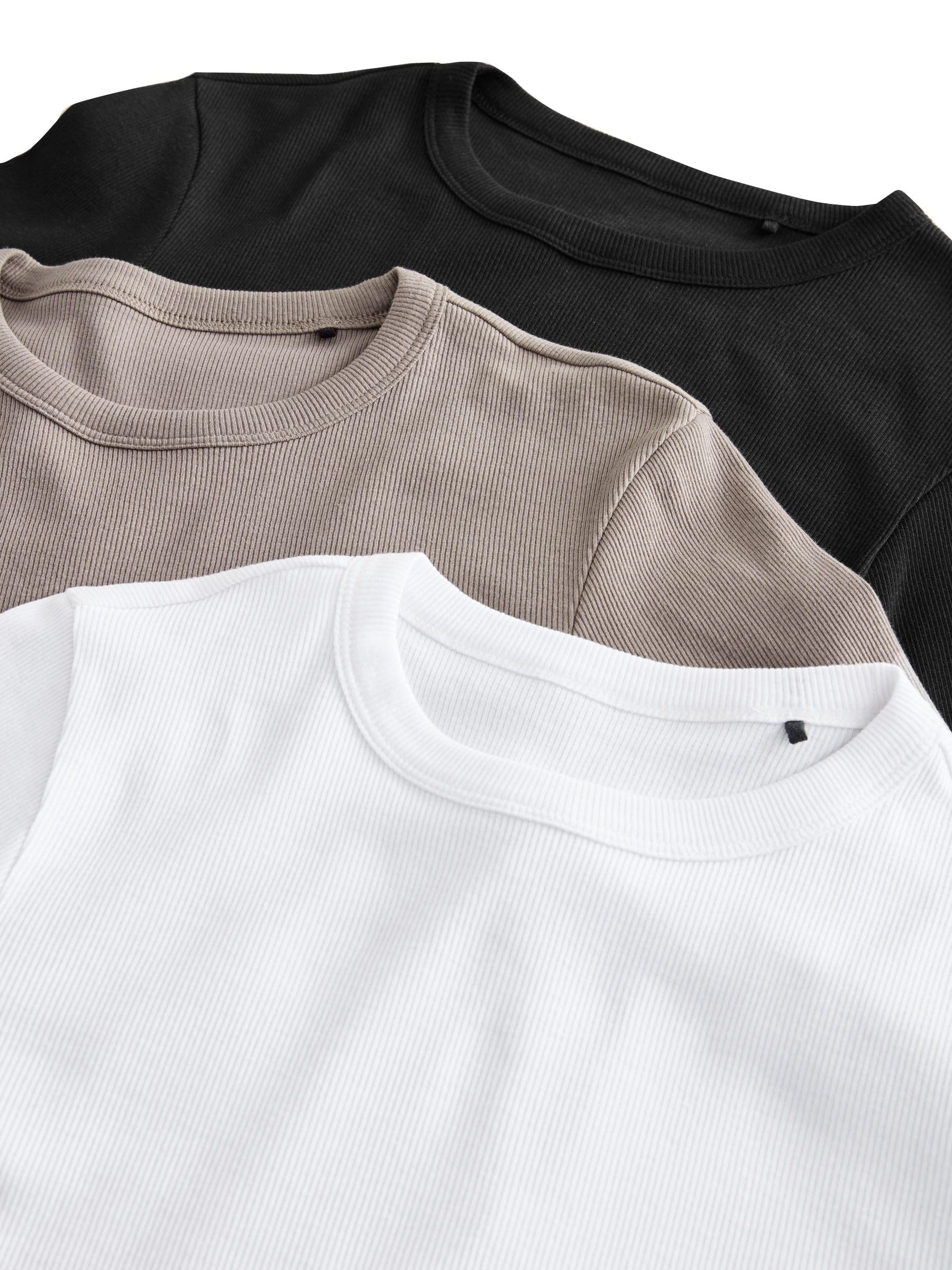 Next The Set maglia coste manica lunga 3 pezzi elasticizzata