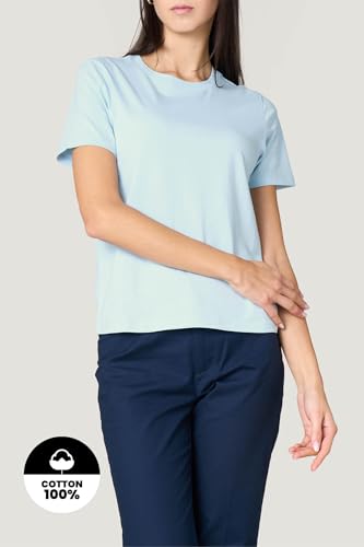 Goldenpoint maglietta t-shirt donna cotone vestibilità comoda