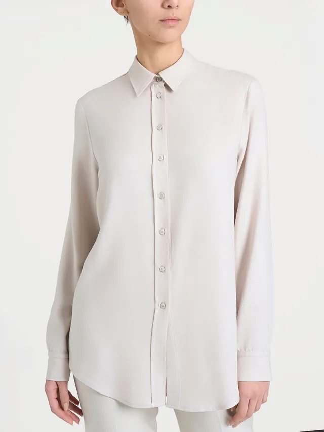 Ragno Winter EcoSeta camicia Champignon manica lunga