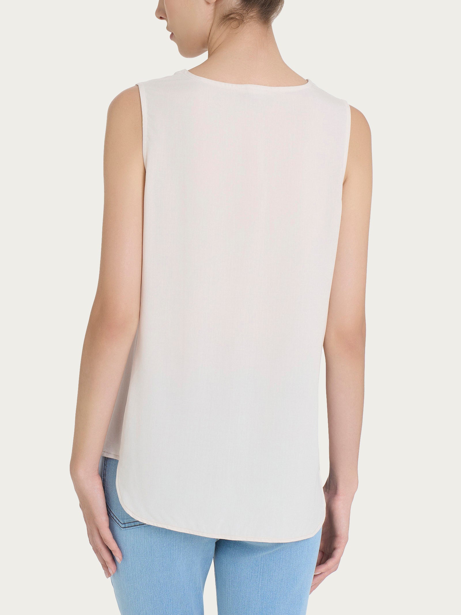 Ragno Viscosa Summer top spalla larga Champignon