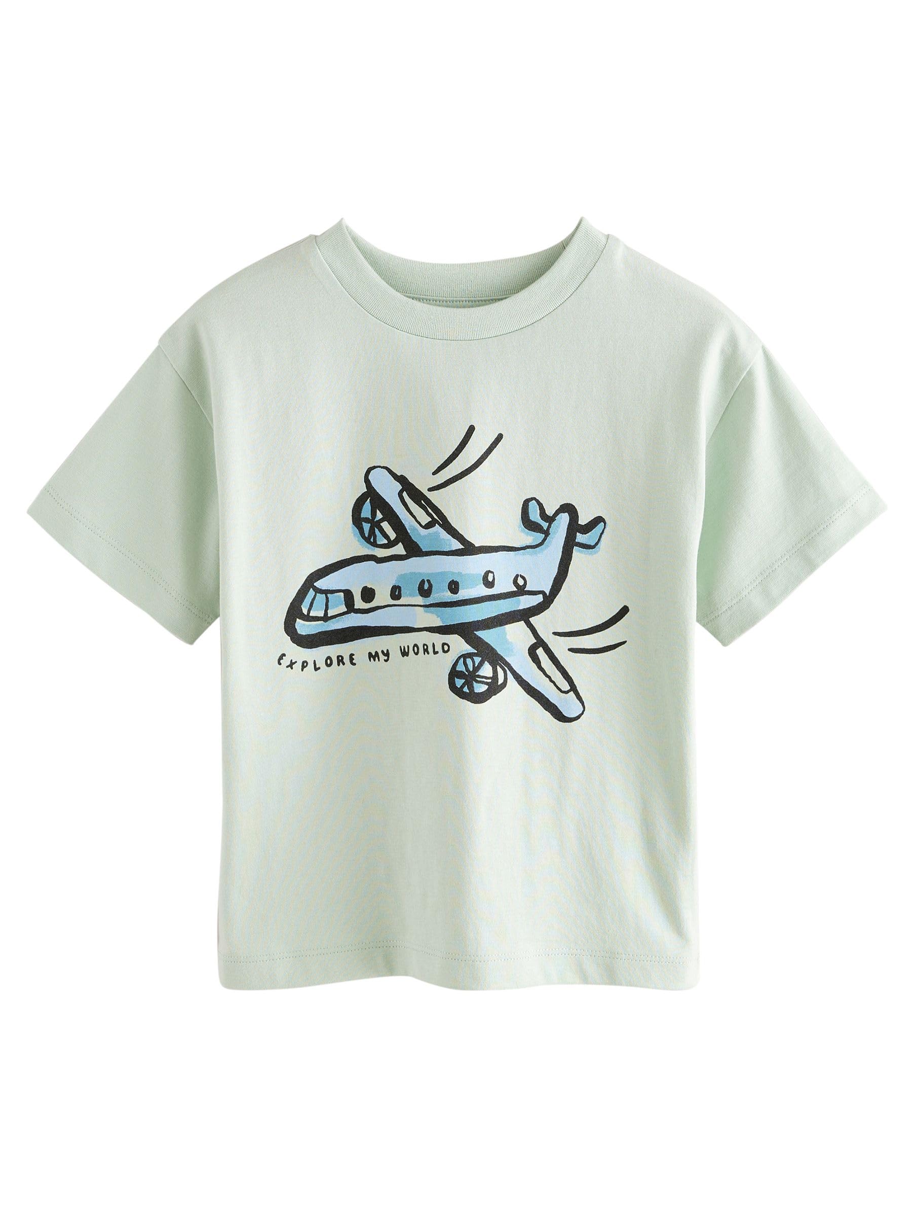 Next bambino t-shirt cotone maniche corte 3 pz