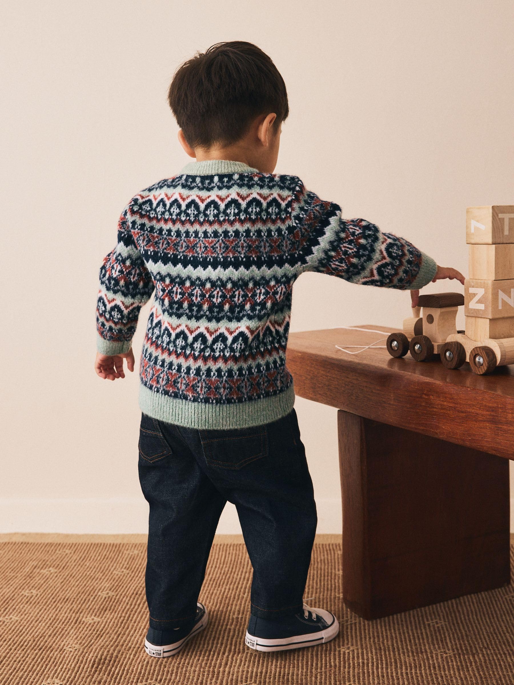 Geo Next Next Fair Isle maglione bambino 110-116 jacquard