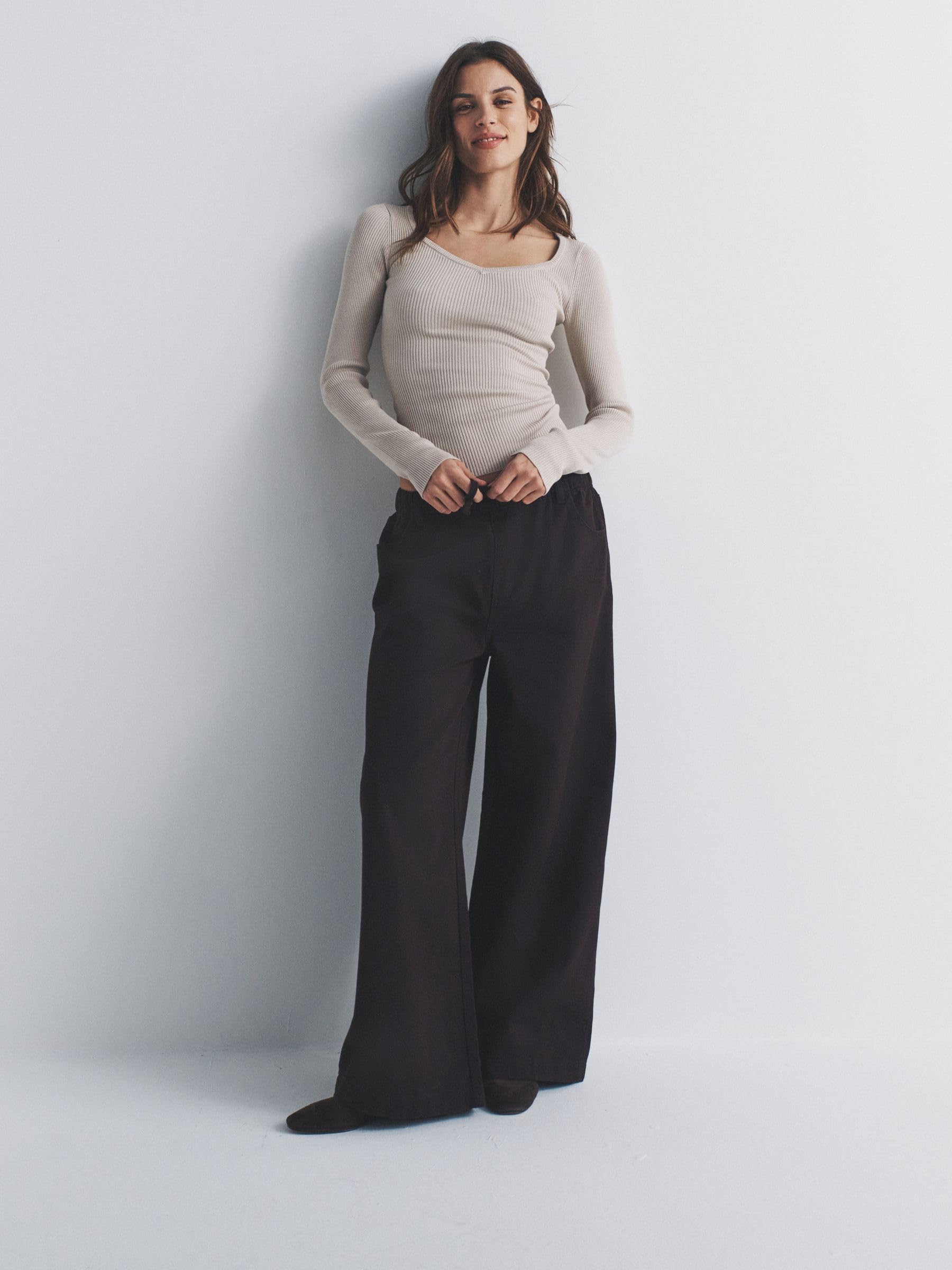 Geo Next The Set jeans donna gamba larga 2 pezzi