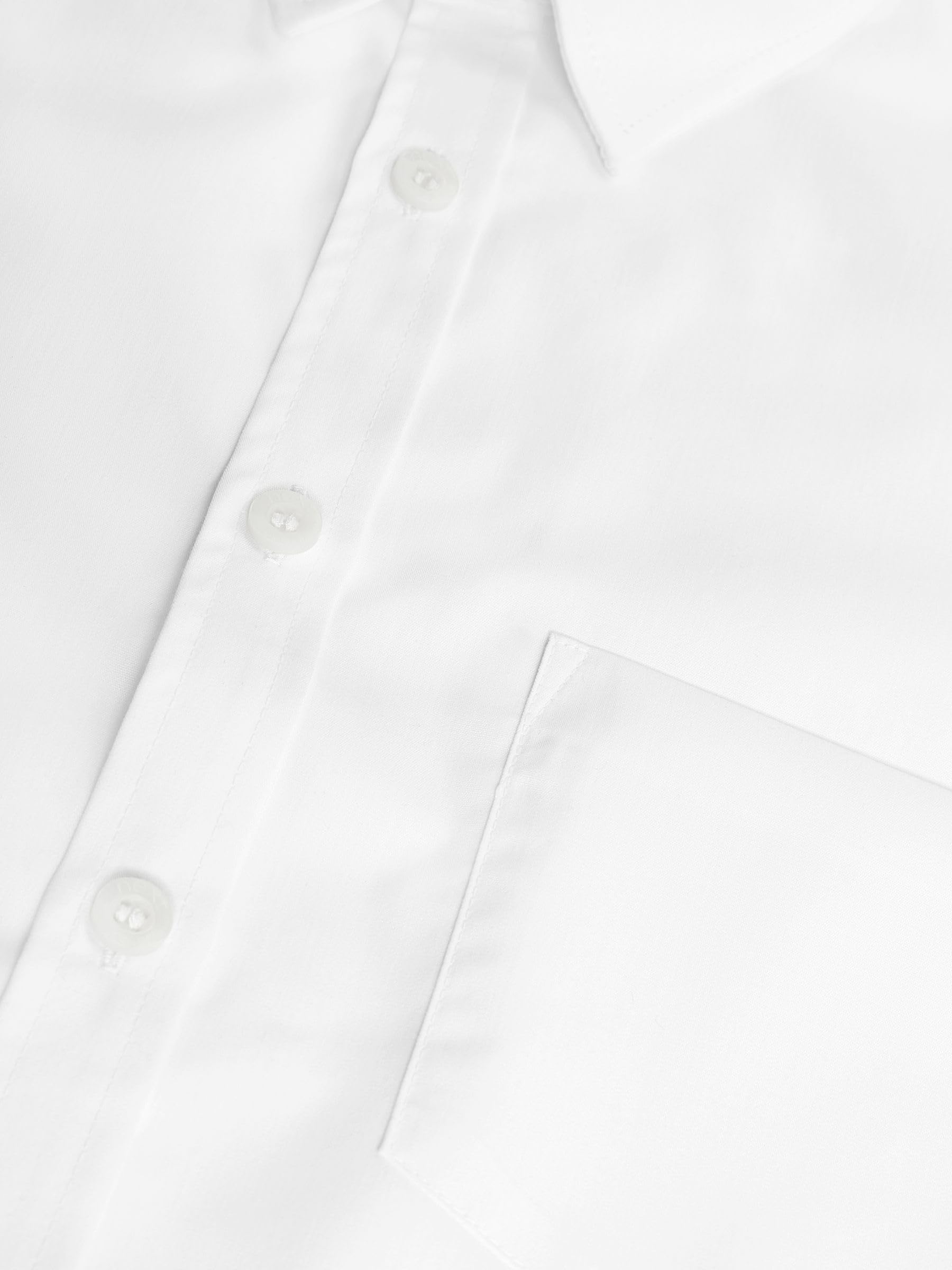 Next ragazzo camicie scuola slim maniche corte 5 pz 152