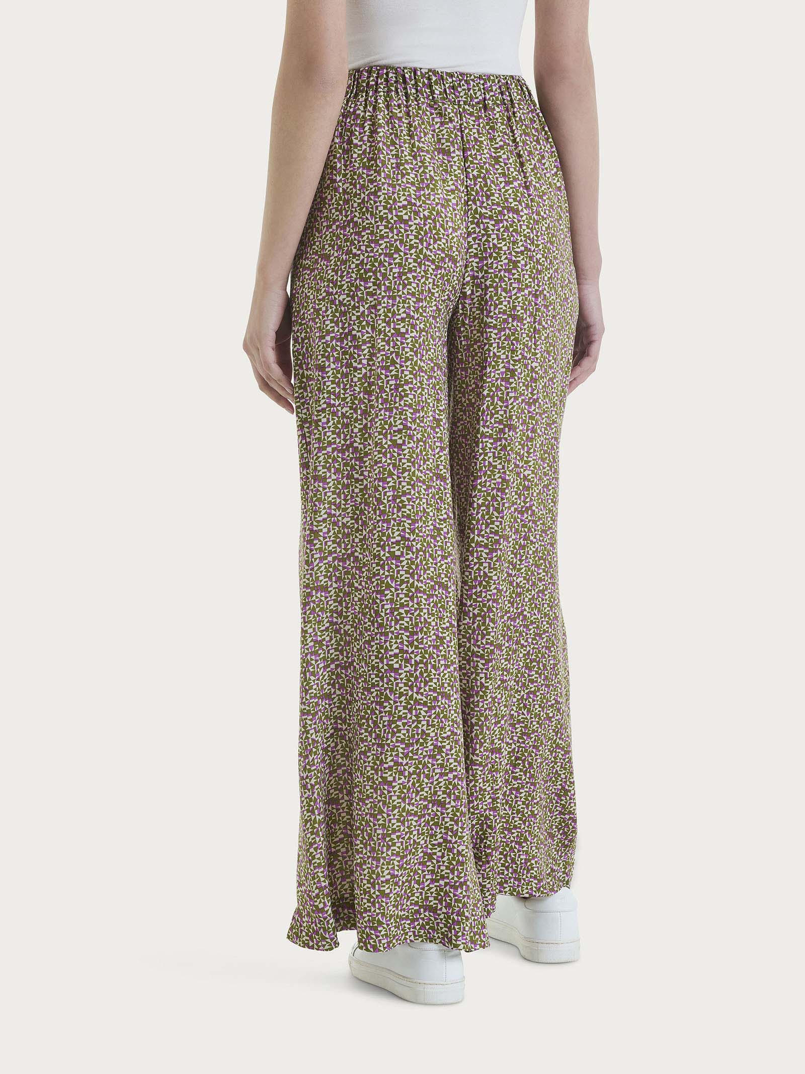 Ragno Ecoseta Pantalone Palazzo Donna Cattleya Orchid