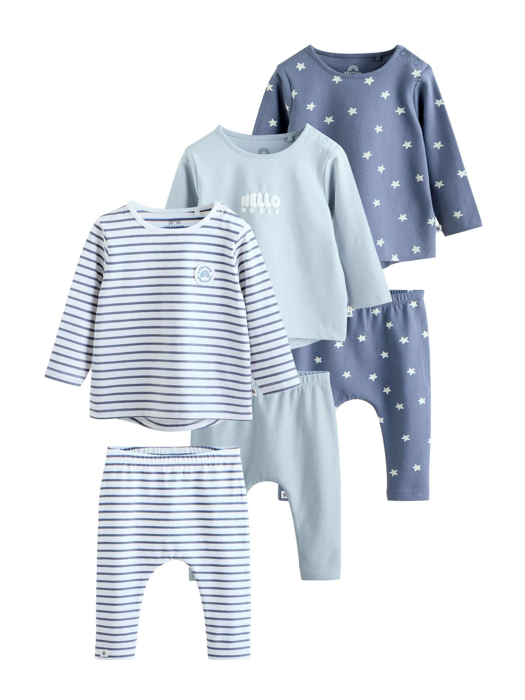 NEXT completo neonato 6 pezzi maglia leggings cotone