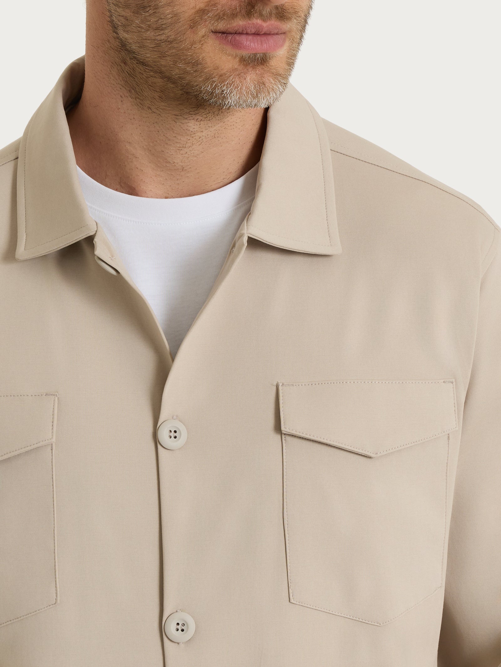 Ragno Compact Light Giacca con Tasche Plaza Taupe