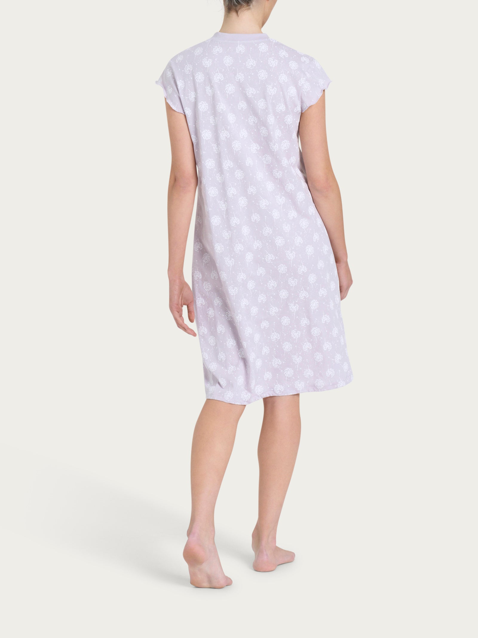 Ragno Jersey Camicia da Notte Corta Thistle Cotone
