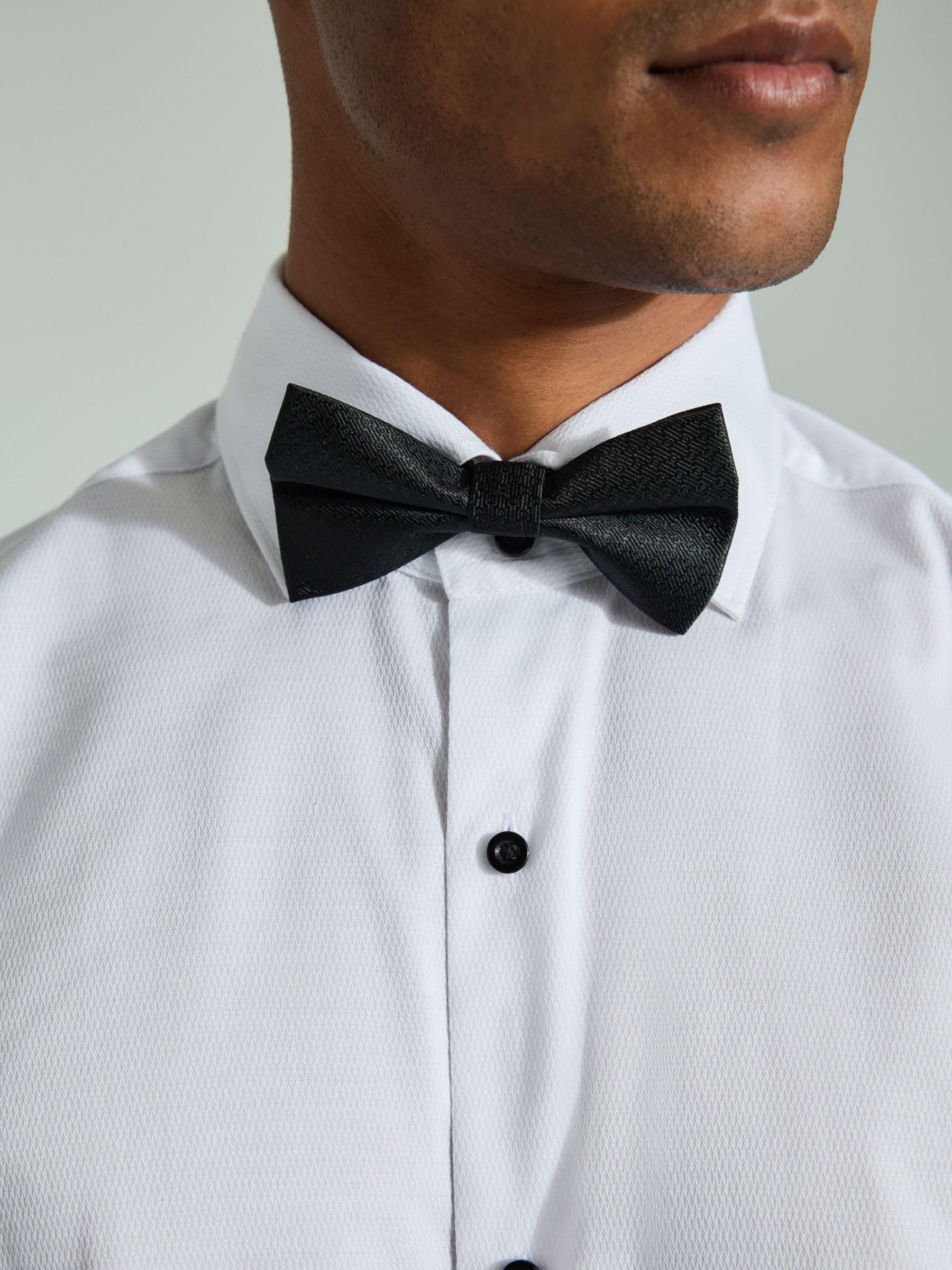 Next Set Camicia Polsino Doppio e Papillon Regular