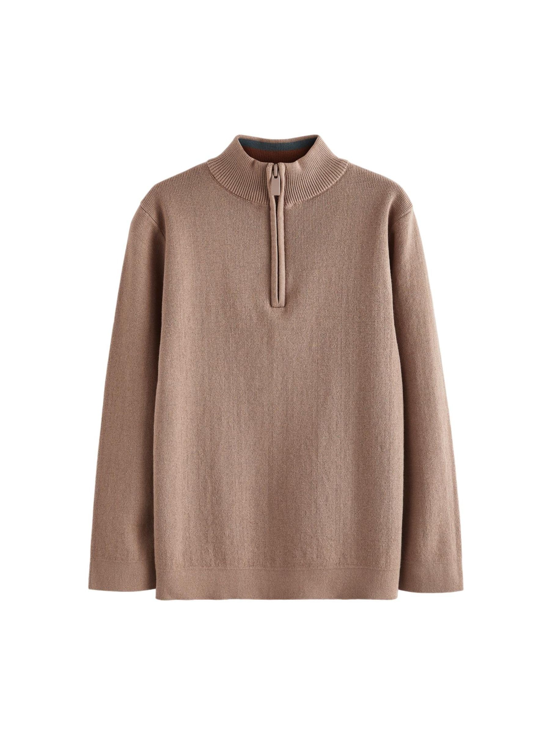 Next Maglia ragazzo zip corta felpa uso quotidiano