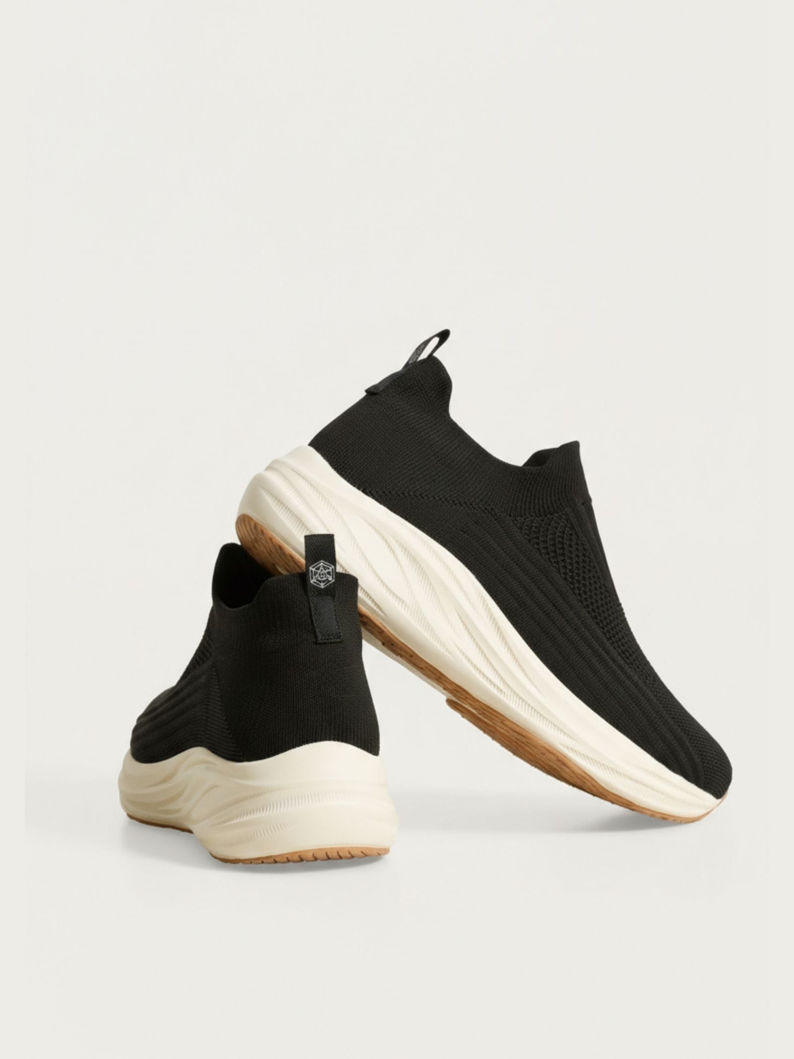 Ragno Slip-On scarpe slip-on nere memory foam