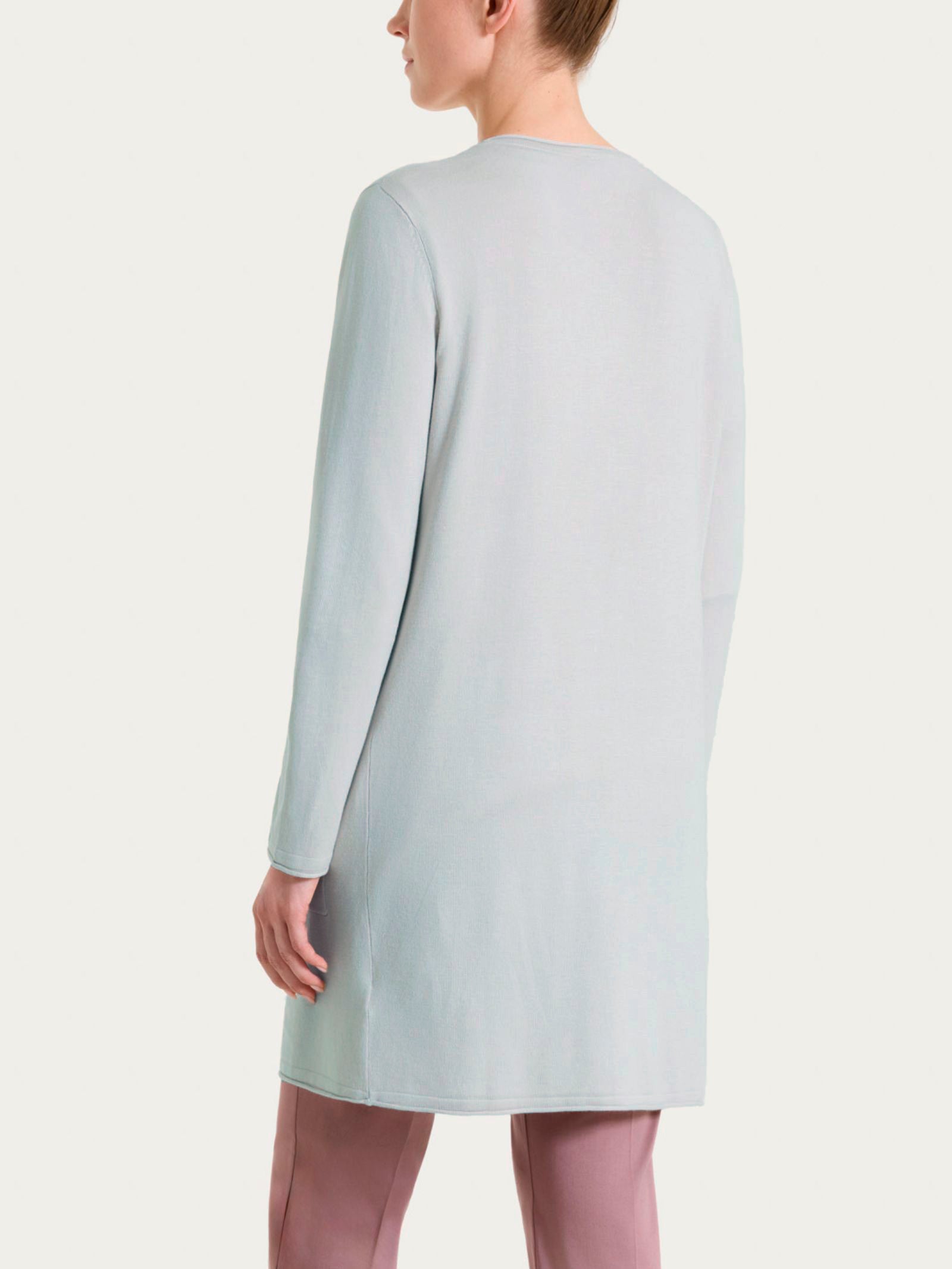 Ragno Summertime Cardigan Lungo Aperto Gray Dawn misto viscosa