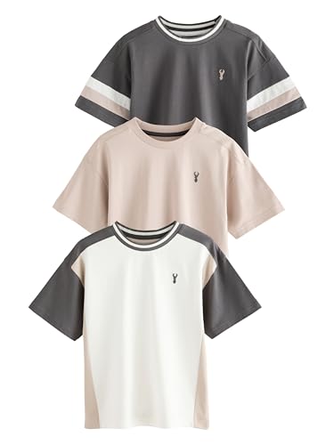 Next t-shirt bambino cotone maniche corte confezione 3 pezzi