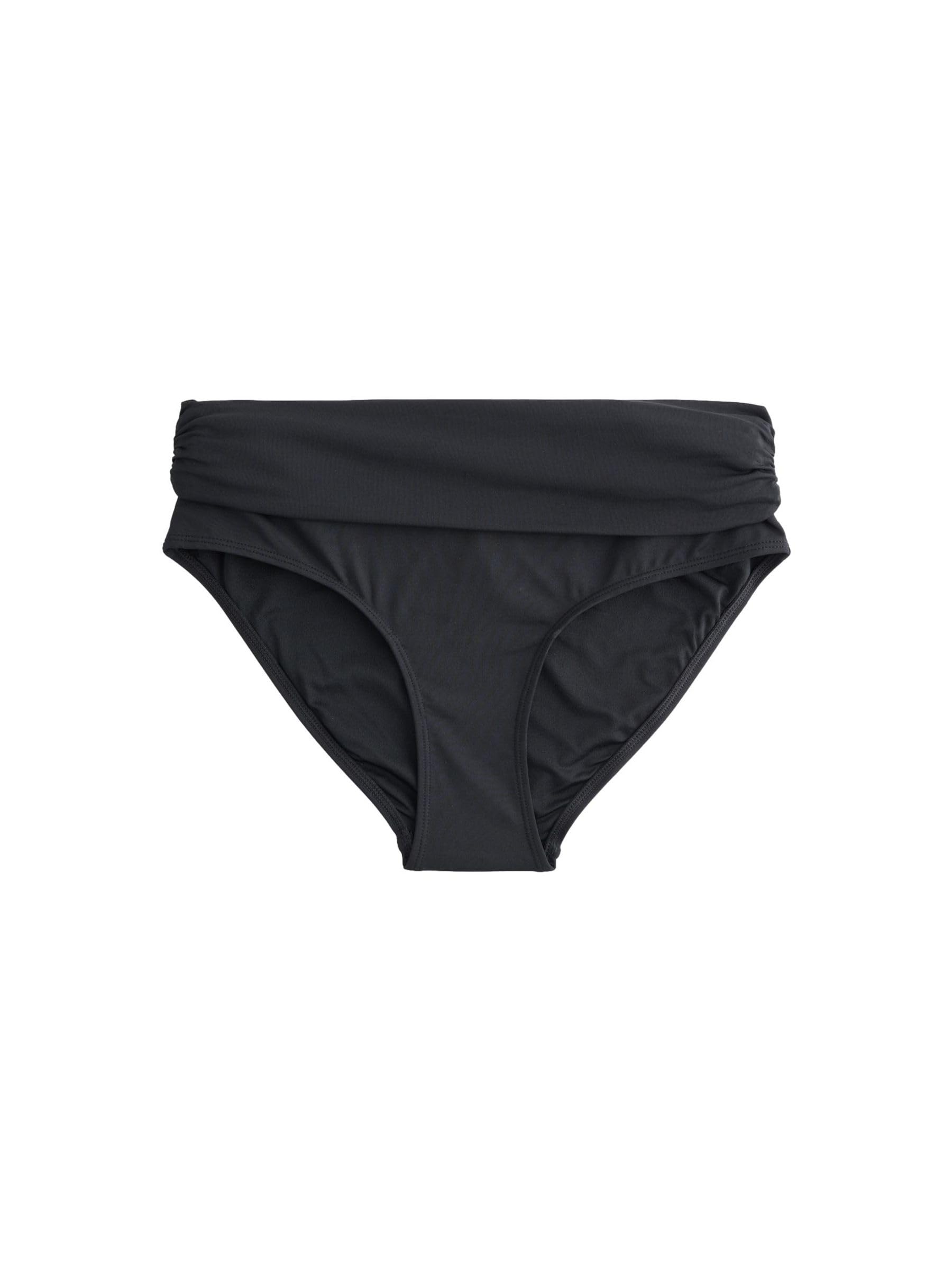 Next slip bikini risvolto taglia 40 nero fantasia