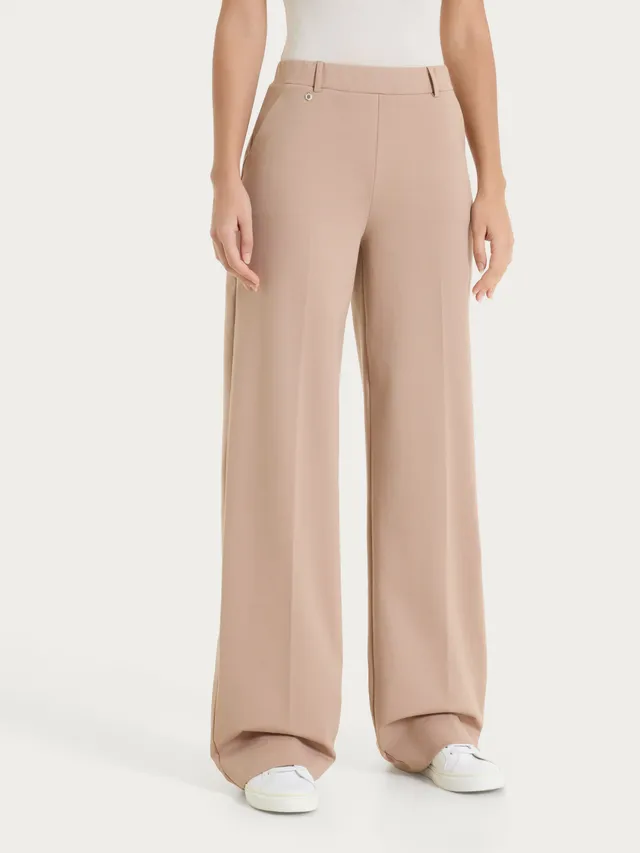 Ragno Compact Light pantalone palazzo Warm Taupe