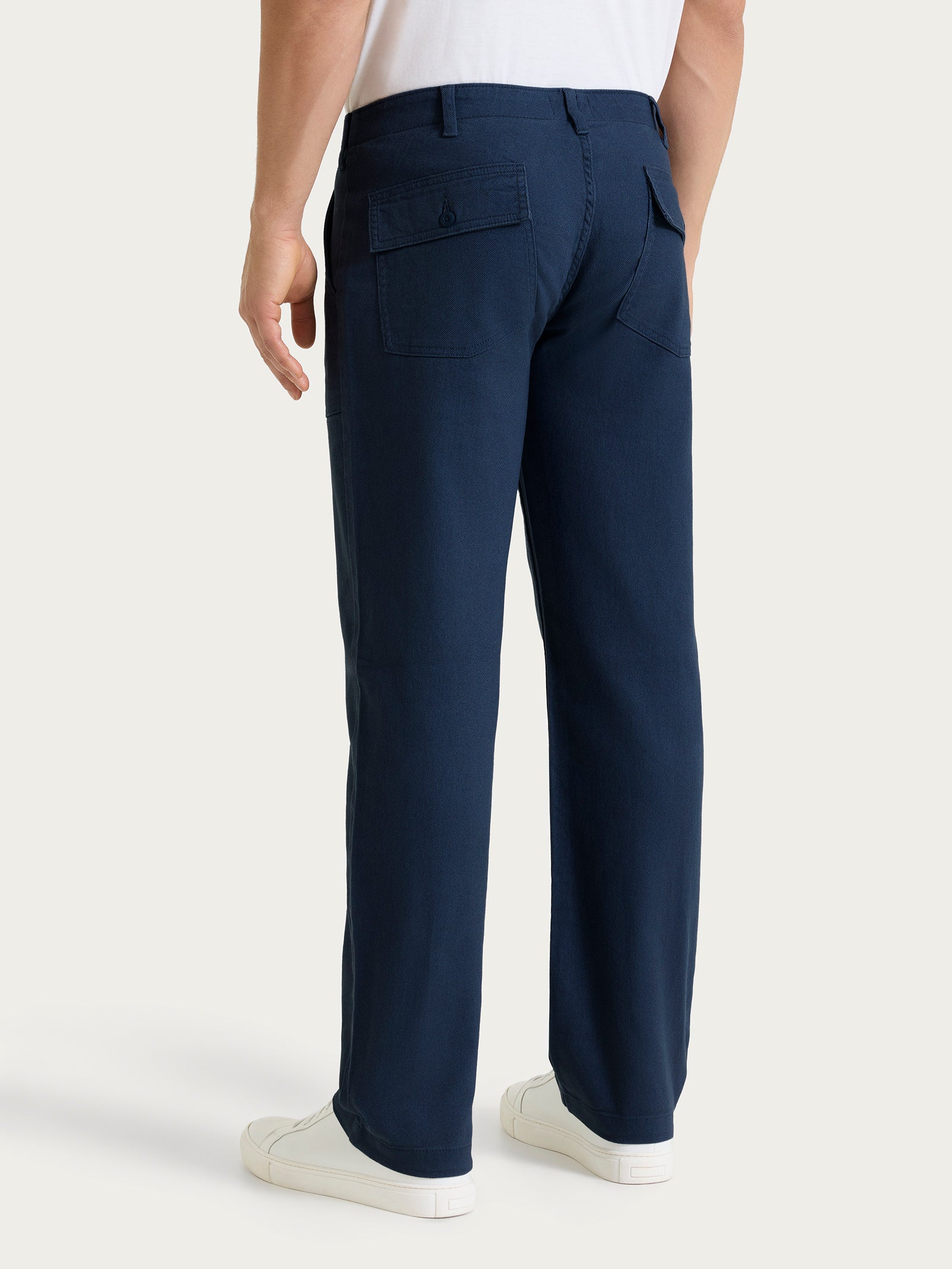 Ragno Explorer Raw Twill pantalone uomo Profondo