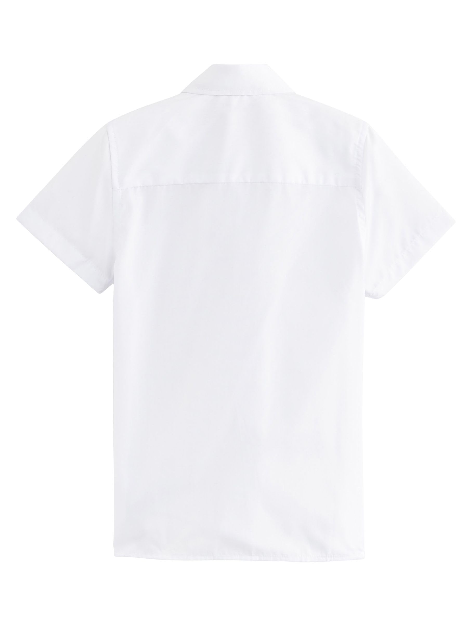 Next ragazzo camicie scuola slim maniche corte 5 pz 152