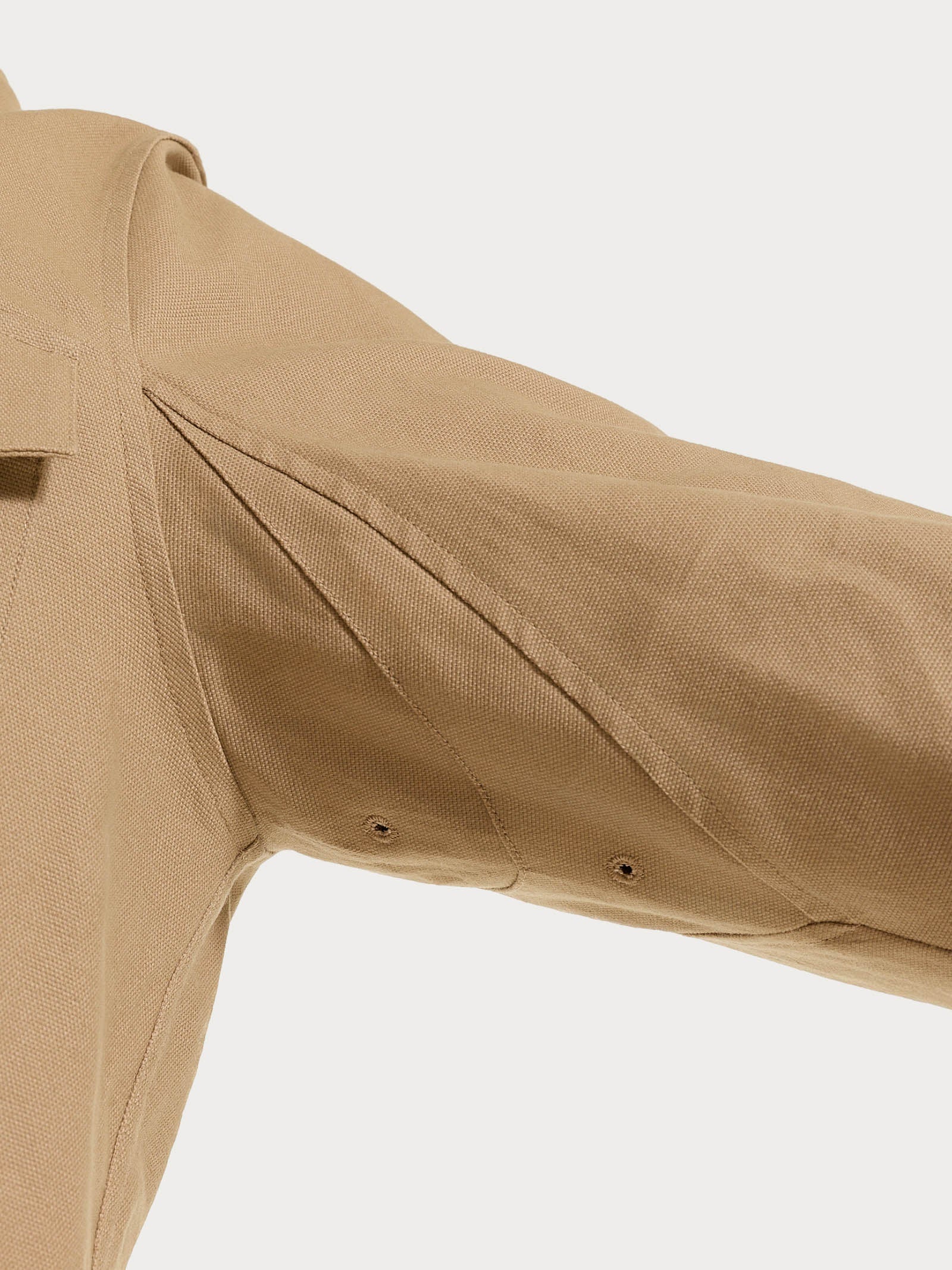 Ragno Canvas Stretch cappotto cappuccio uomo tiger's eye regular