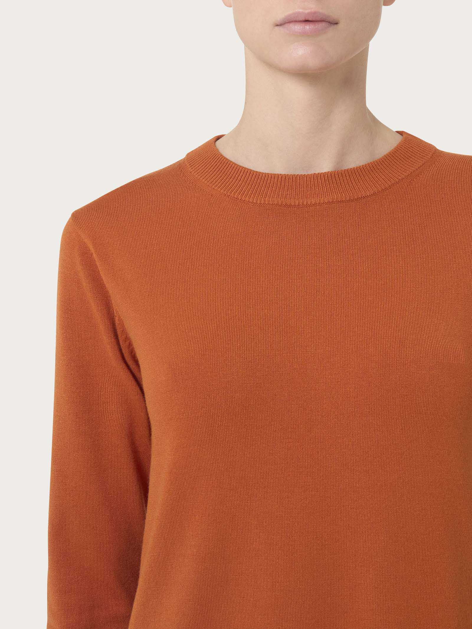 Ragno Four Seasons Maglia Girocollo Rust Manica Lunga