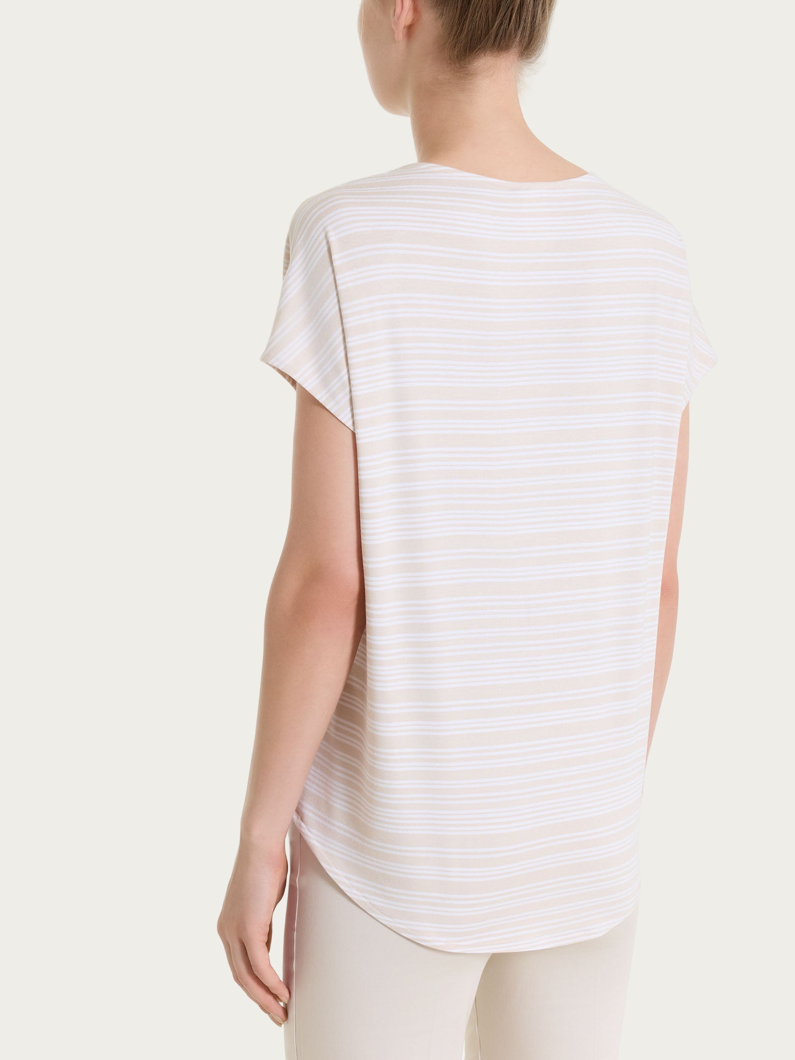 Ragno Viscosa Summer maglietta righe fantasia champignon