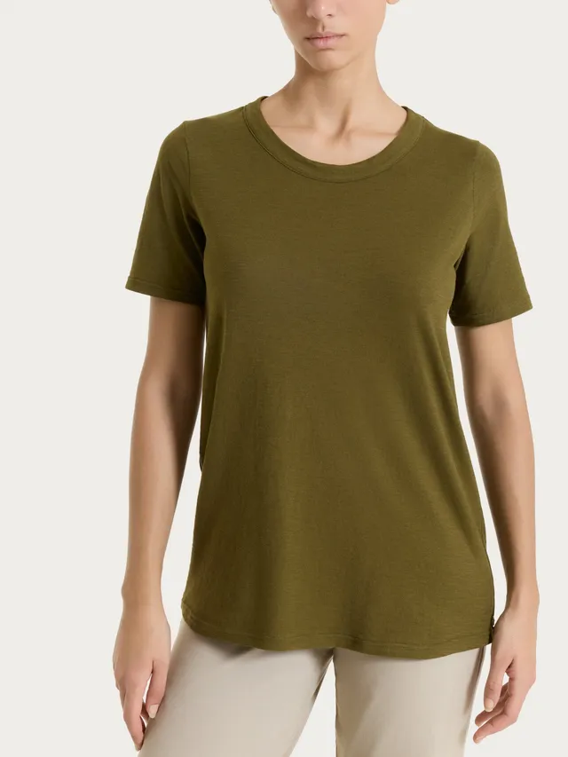 Ragno Jersey Cotone maglietta Dark Olive puro cotone