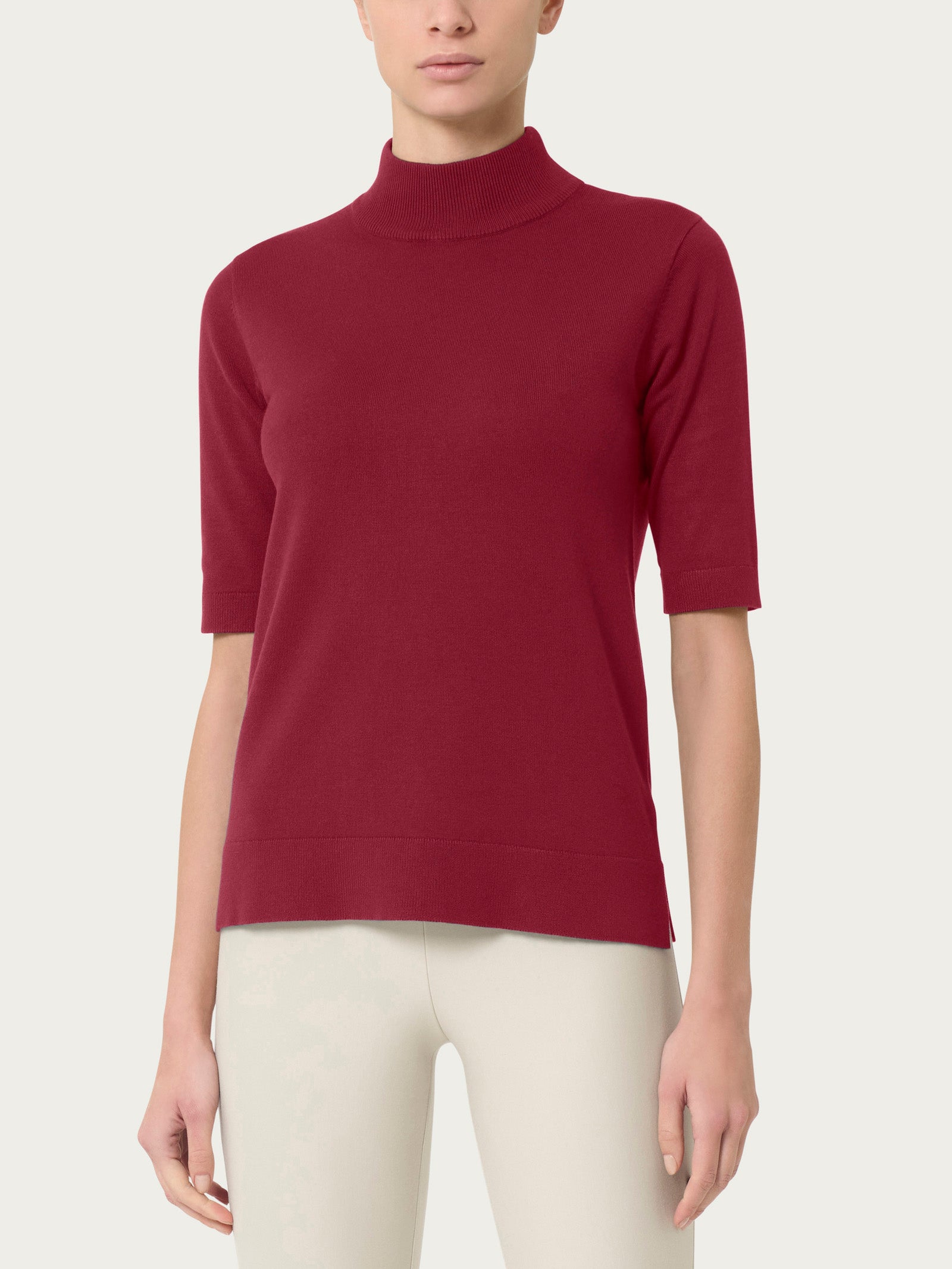 Ragno Four Seasons maglia lupetto Tibetan Red manica corta