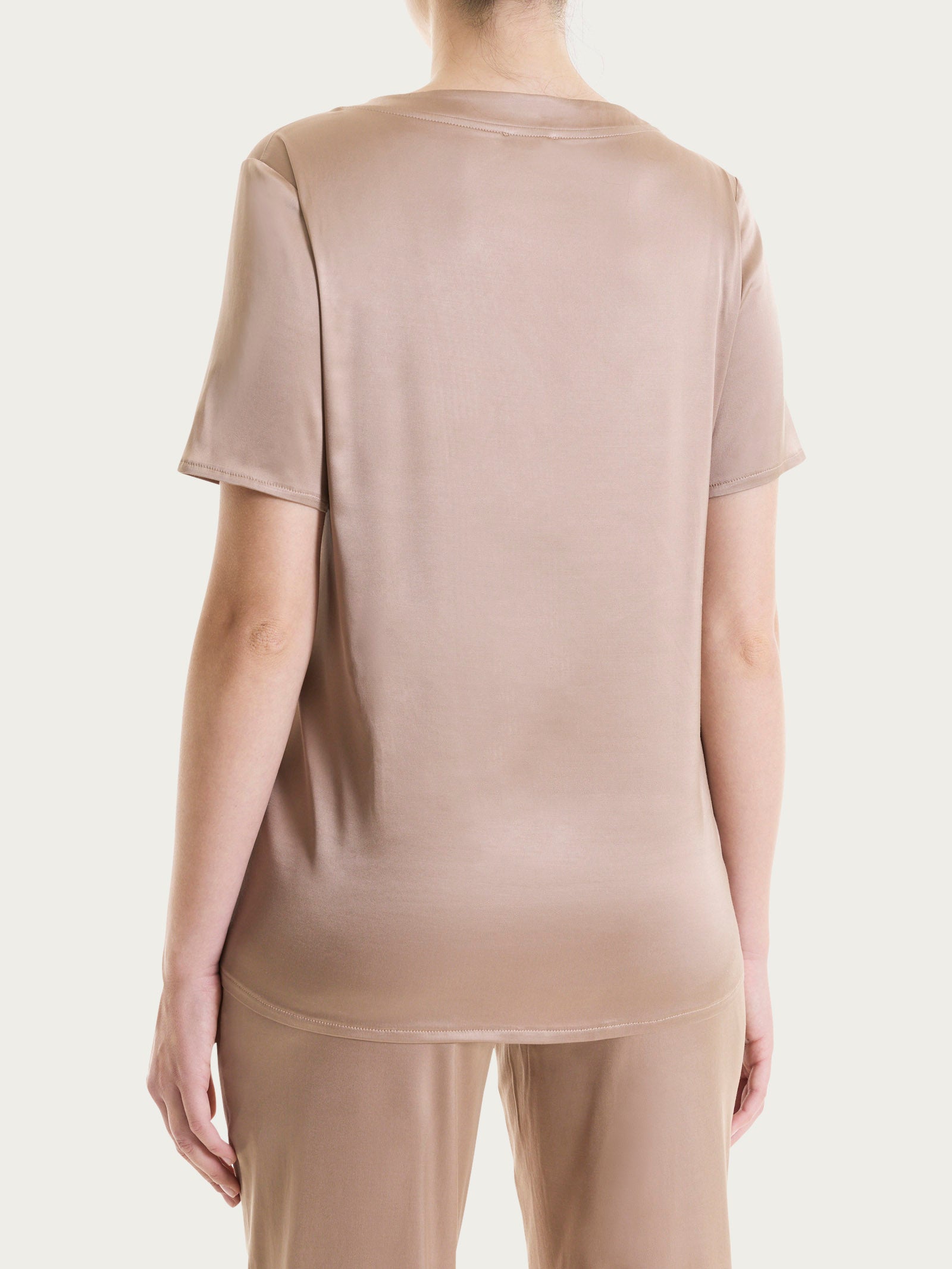 Ragno Gem Maglietta Manica Corta Warm Taupe Viscosa