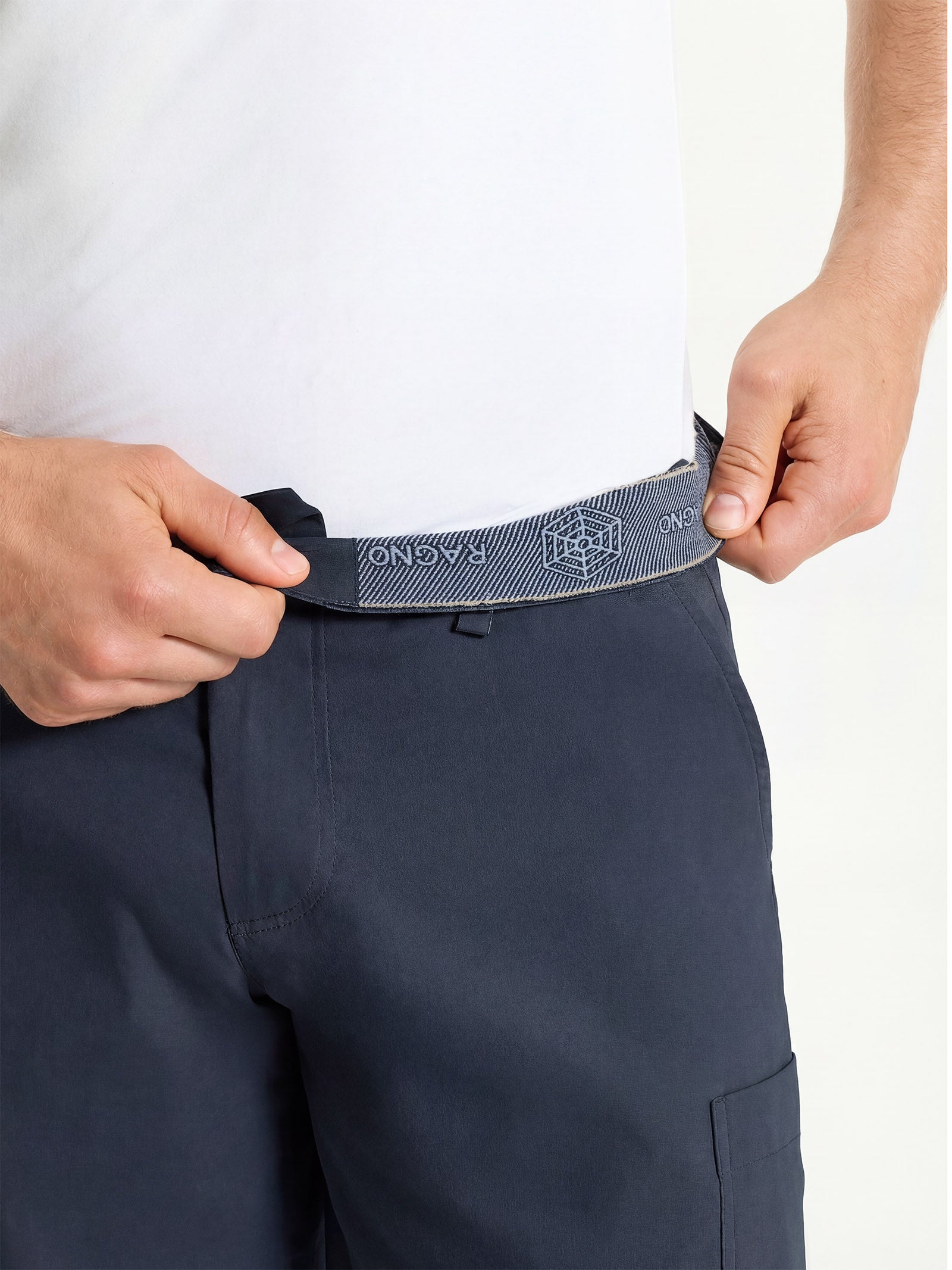 Ragno Super Fresh Bermuda cargo bleu cotone elasticizzato